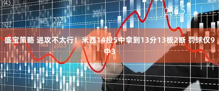 盛宝策略 进攻不太行！米西14投5中拿到13分13板2断 罚球仅9中3