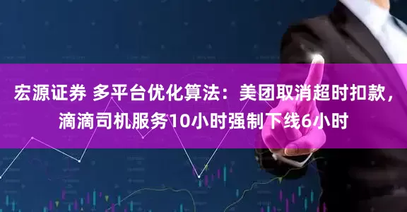 宏源证券 多平台优化算法：美团取消超时扣款，滴滴司机服务10小时强制下线6小时